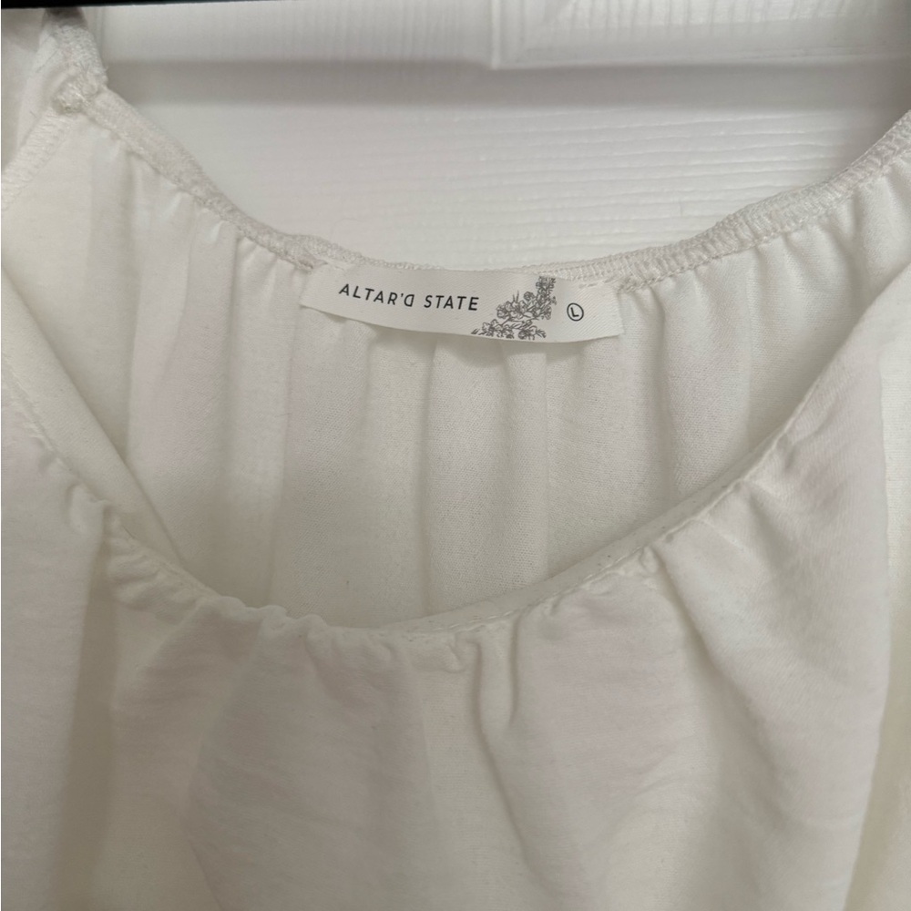 altar’d state lola long sleeve crossover top- NWT - Picture 5 of 6